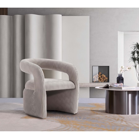 Manhattan Comfort Corvette Dining Chair in Dove AC068-DO